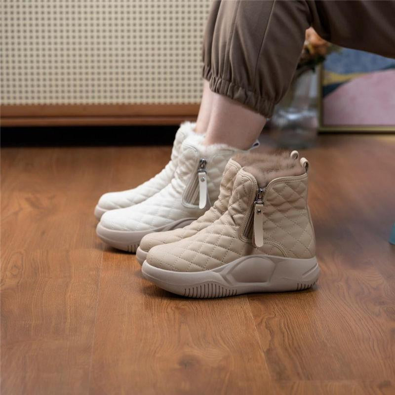 High Top Thick Sole Waterproof Boots