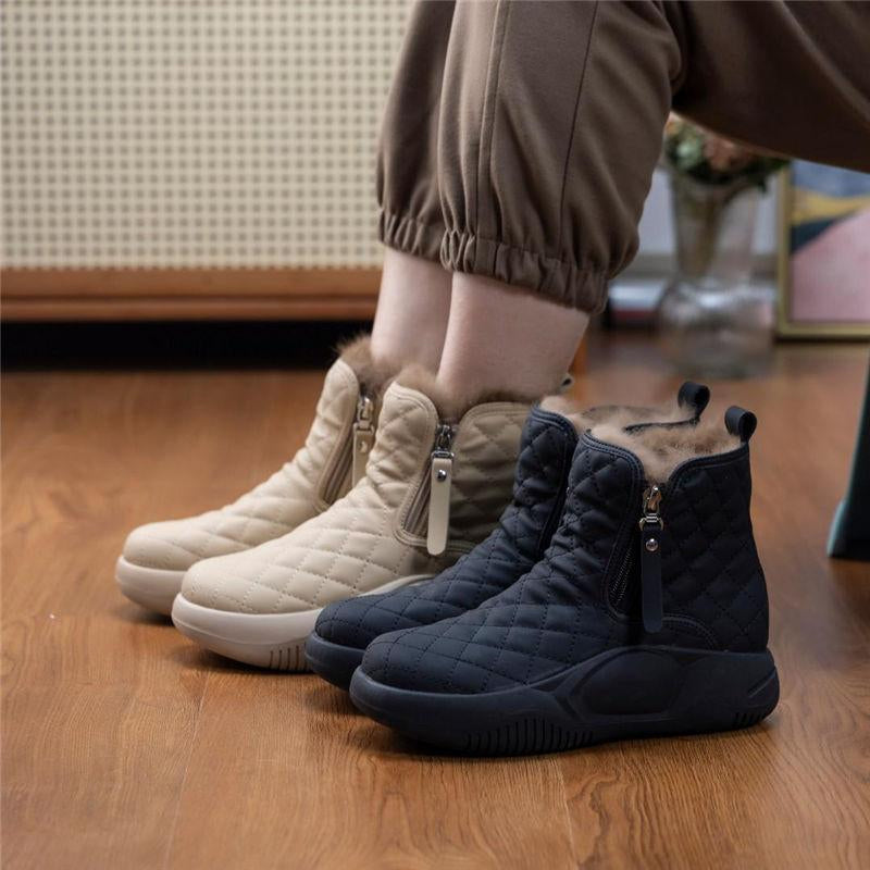 High Top Thick Sole Waterproof Boots
