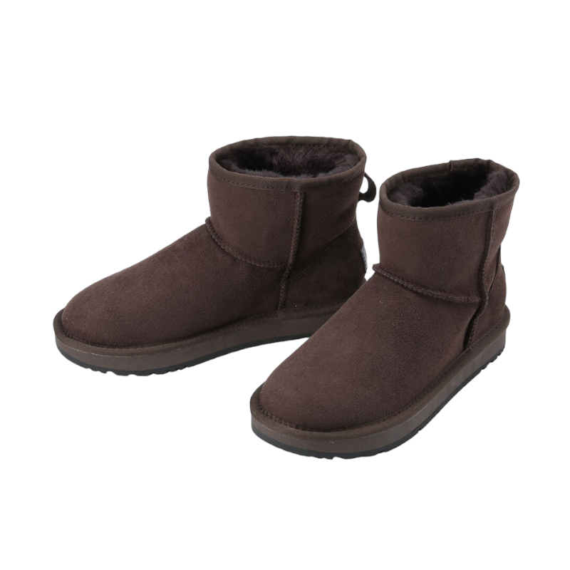 Wool Fur Short Winter Snow Boots