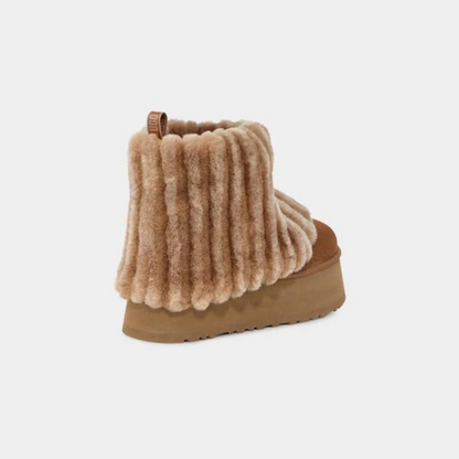 Warm Plush Platform Boots For Women