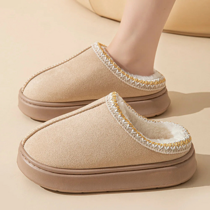 Cozy Faux Fur Lined Winter Slippers