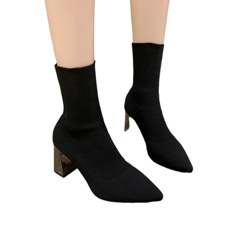 Heeled Chelsea Boots - Ankle High