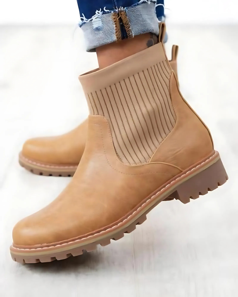 Cabin Cozy Ribbed Boots