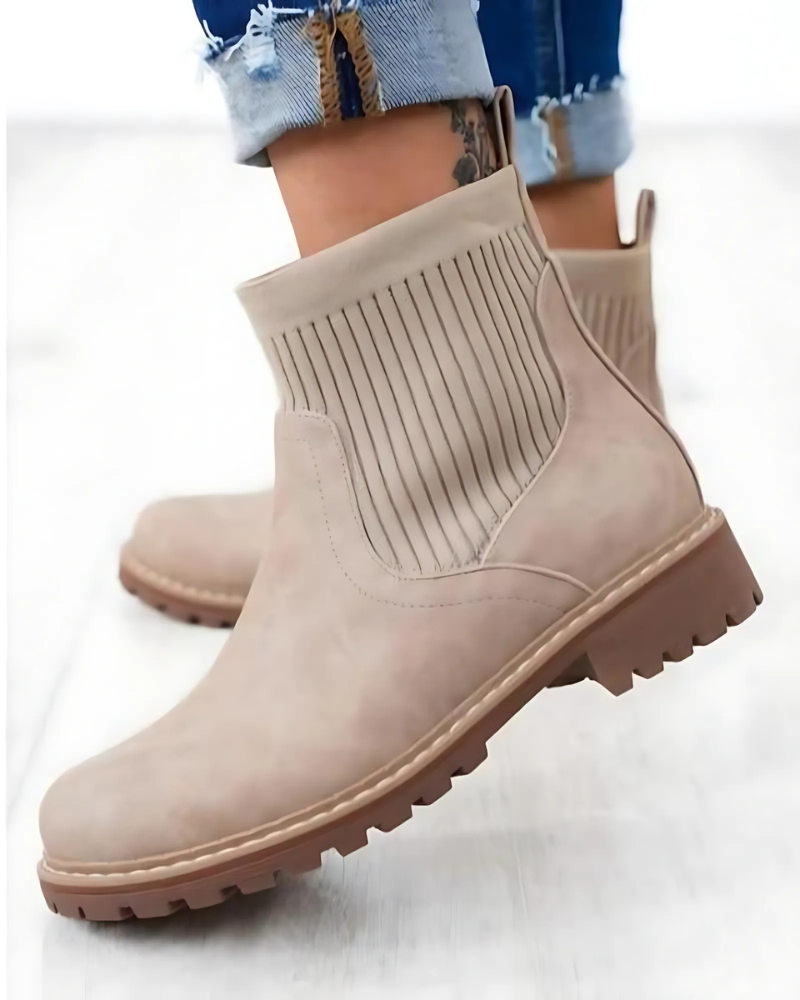 Cabin Cozy Ribbed Boots