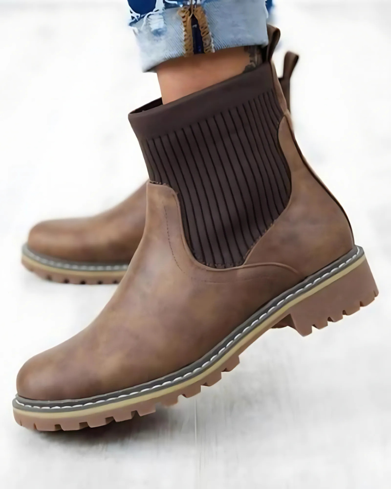 Cabin Cozy Ribbed Boots