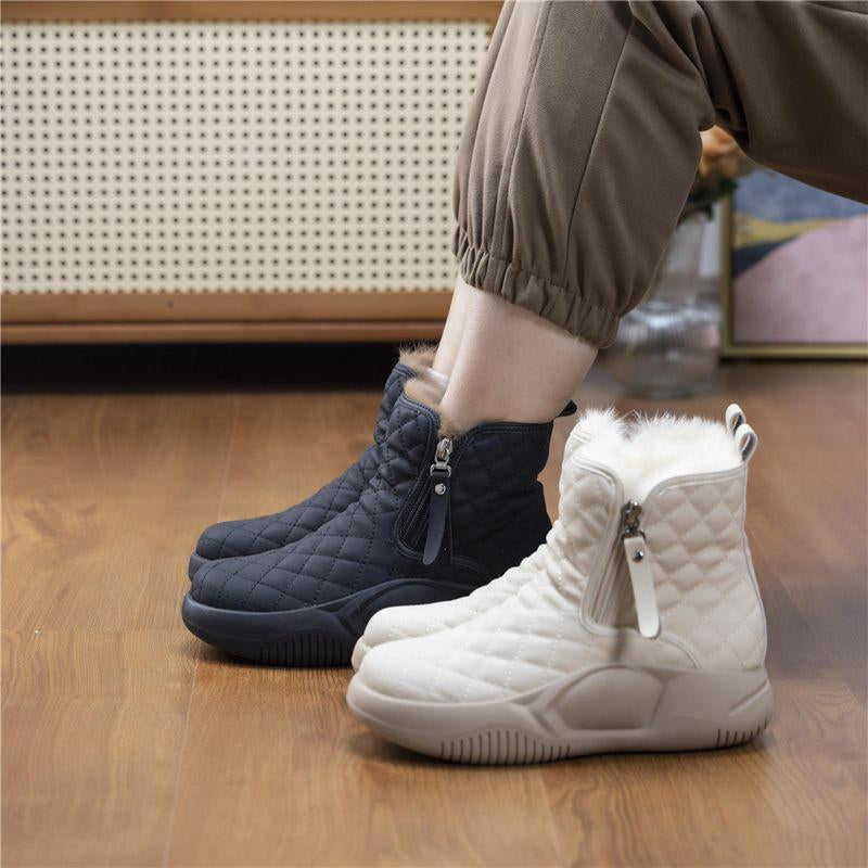 High Top Thick Sole Waterproof Boots