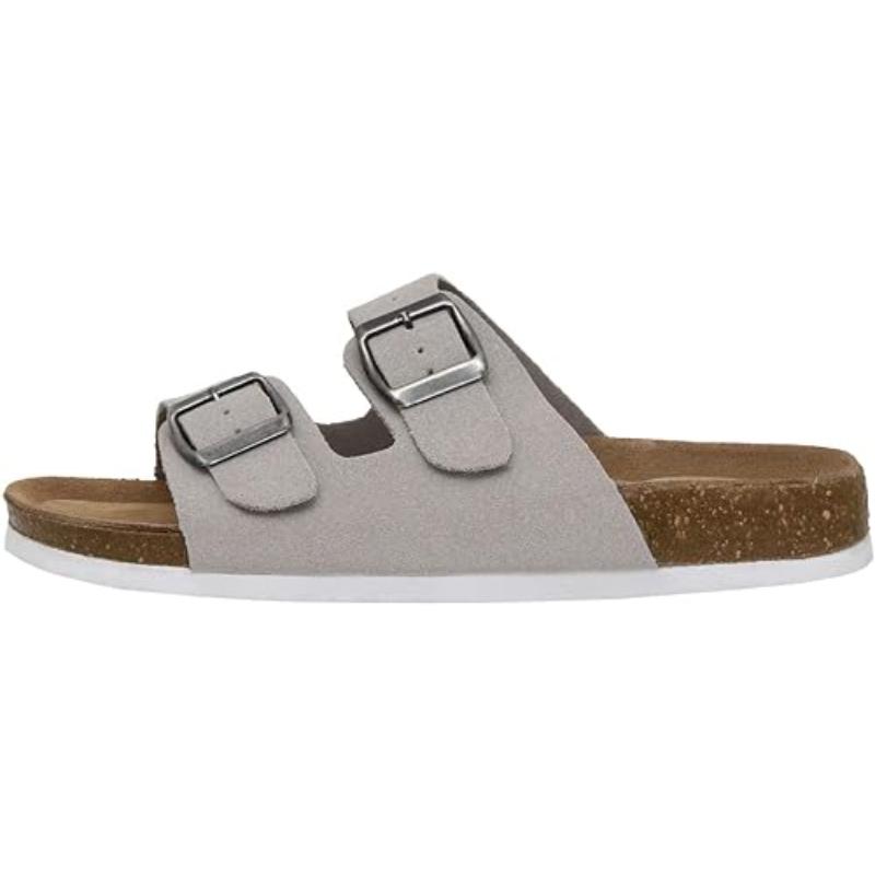 Unisex Sleek Designed Dual Strap Slide Sandals