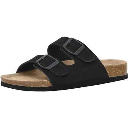 Unisex Sleek Designed Dual Strap Slide Sandals