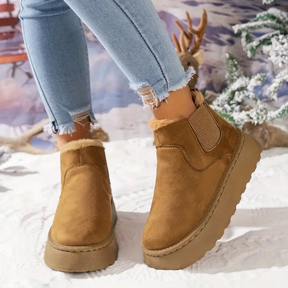 Soft Wool Lined Comfy Boots