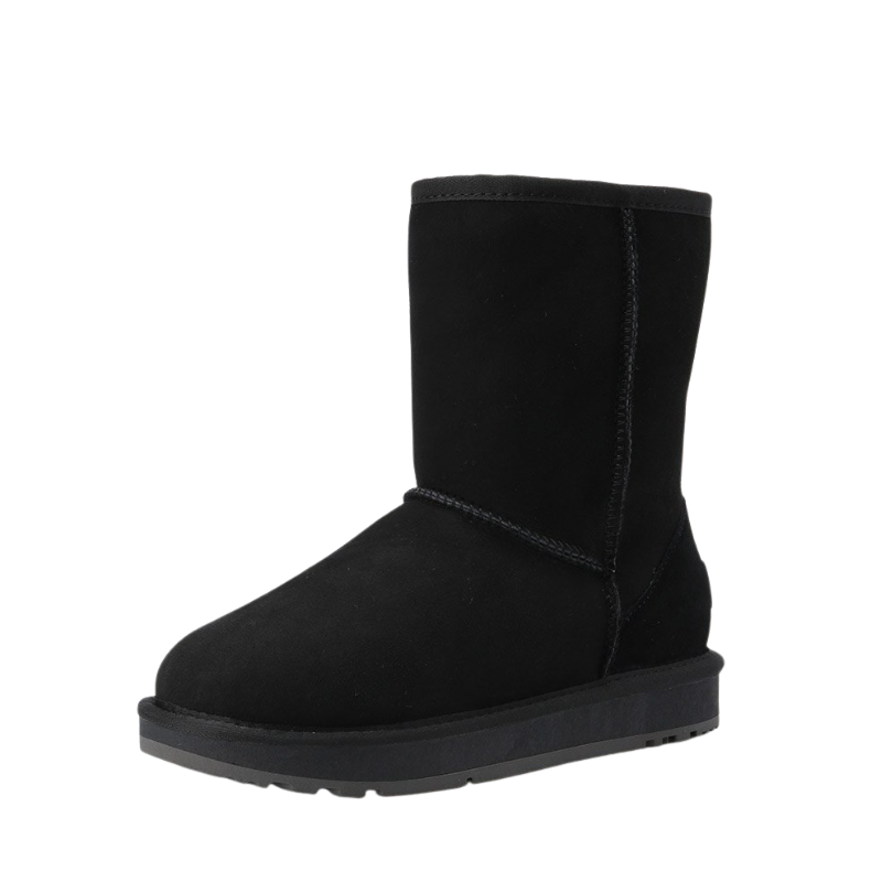 Suede Leather Women's Casual Winter Snow Boots