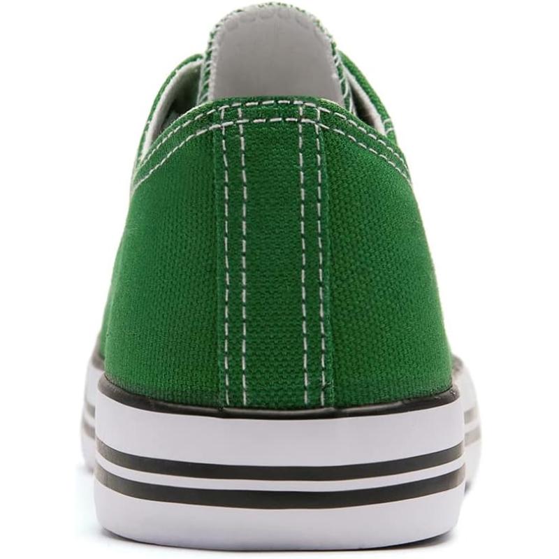 Solid Color Canvas Lace Up Shoes For Men