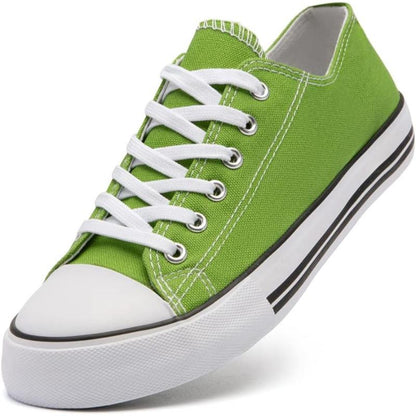 Solid Color Canvas Lace Up Shoes For Men