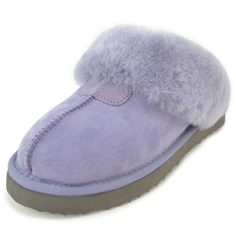Natural Wool Women Winter Slippers