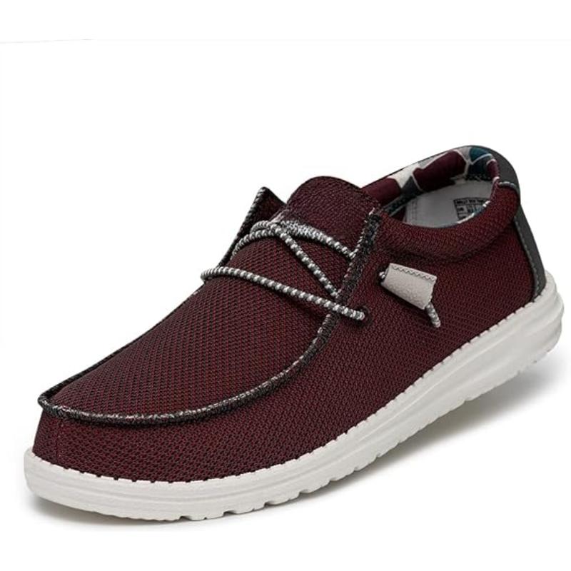 Men Easy Fit Textured Sneakers With Light Sole