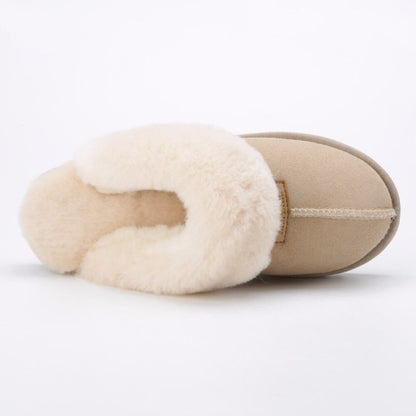 Natural Wool Winter Slippers
